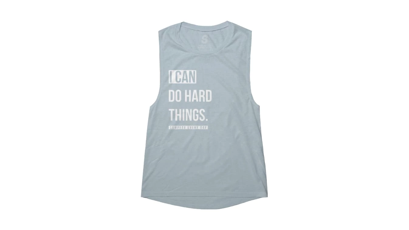 Compete Every Day I Can Do Hard Things Women's Muscle Tank Compete Every Day I Can Do Hard Things Women's Muscle Tank -Rogue Fitness Shop CM0085 H tpyoy6