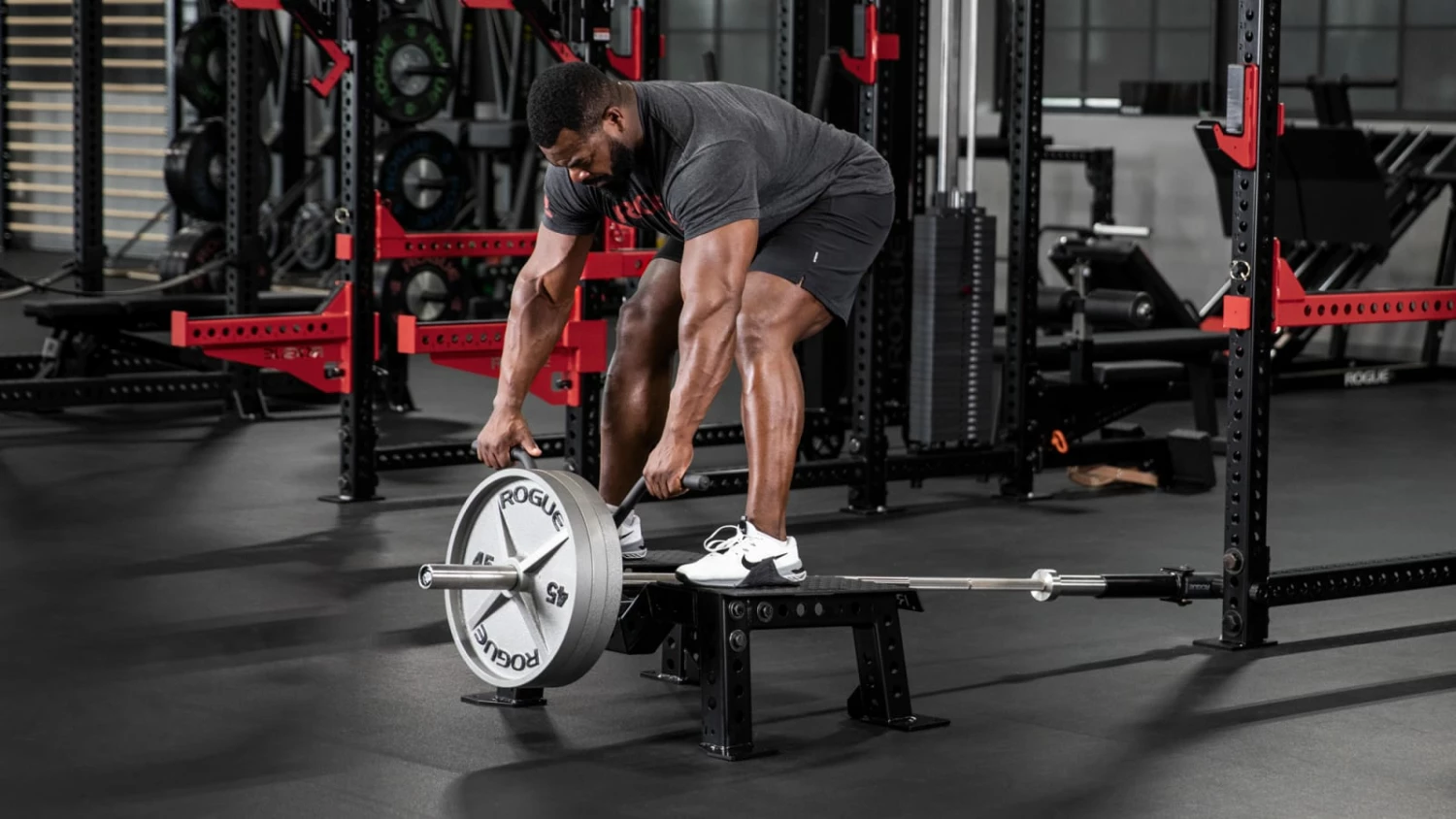 Rogue Indy T-Bar Row Rogue Indy T-Bar Row -Rogue Fitness Shop RF0965 BLACK MG web7 qdjumt