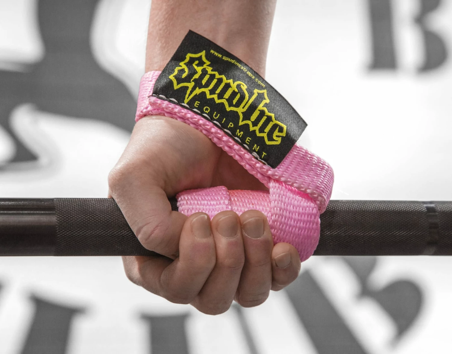 Spud Inc Pink 1" Wrist Straps Spud Inc Pink 1" Wrist Straps -Rogue Fitness Shop SP0023 WEB1 plnotg
