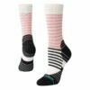 Stance Women's Socks - Sunshine Stripe Mid Crew