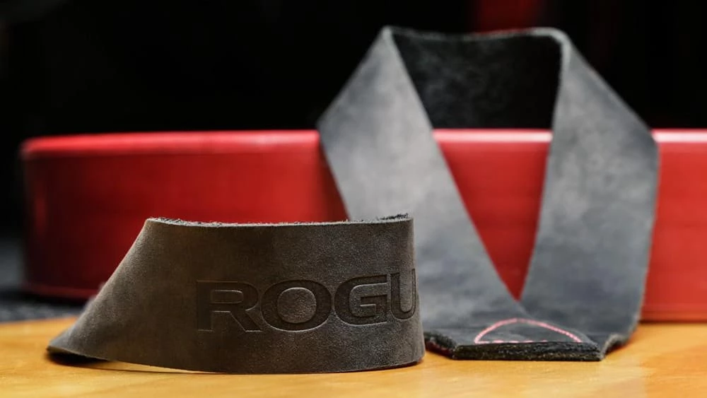 Rogue Oly Leather Lifting Straps - Image 3