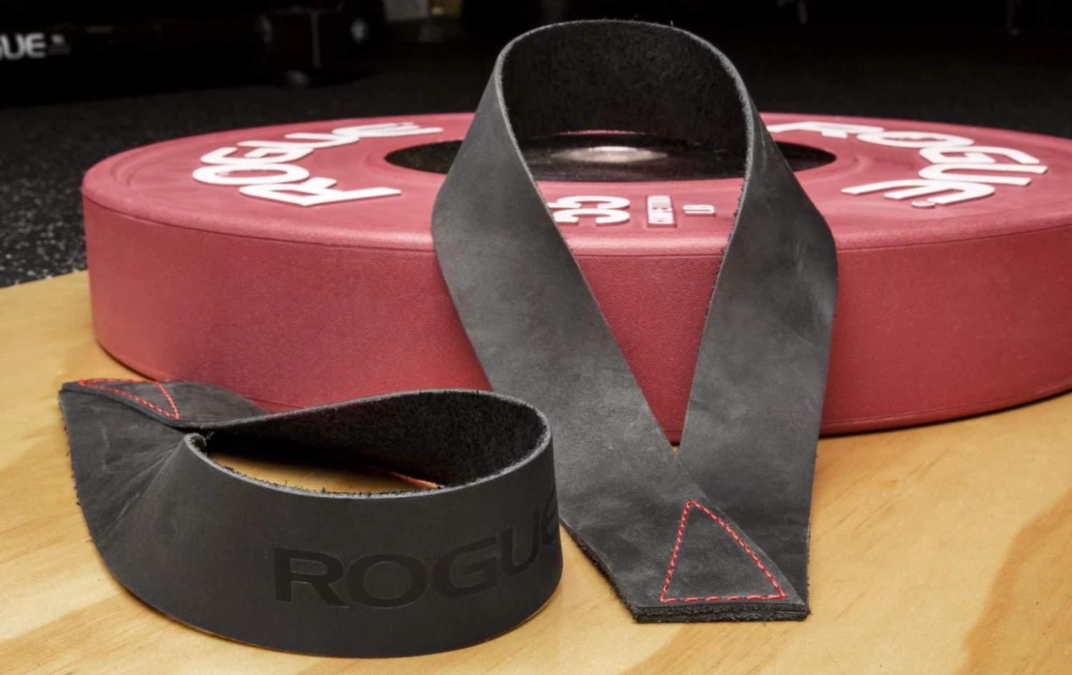 Rogue Oly Leather Lifting Straps - Image 4