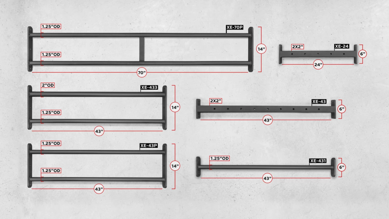Rogue Echo Crossmembers Rogue Echo Crossmembers -Rogue Fitness Shop XX7241 H wiznof